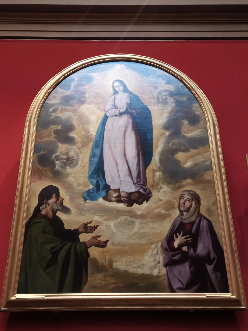Francisco de Zurbarán, The Immaculate Conception with Saint Joachim and Saint Anne, about 1635–40