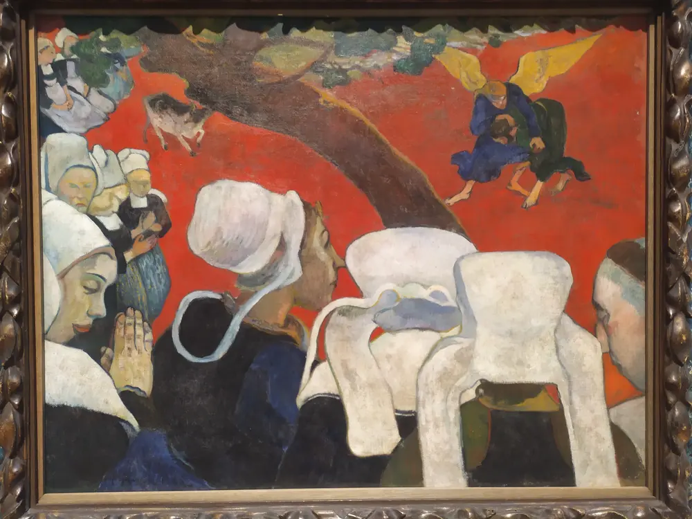高更，《布道的幻象》，1888