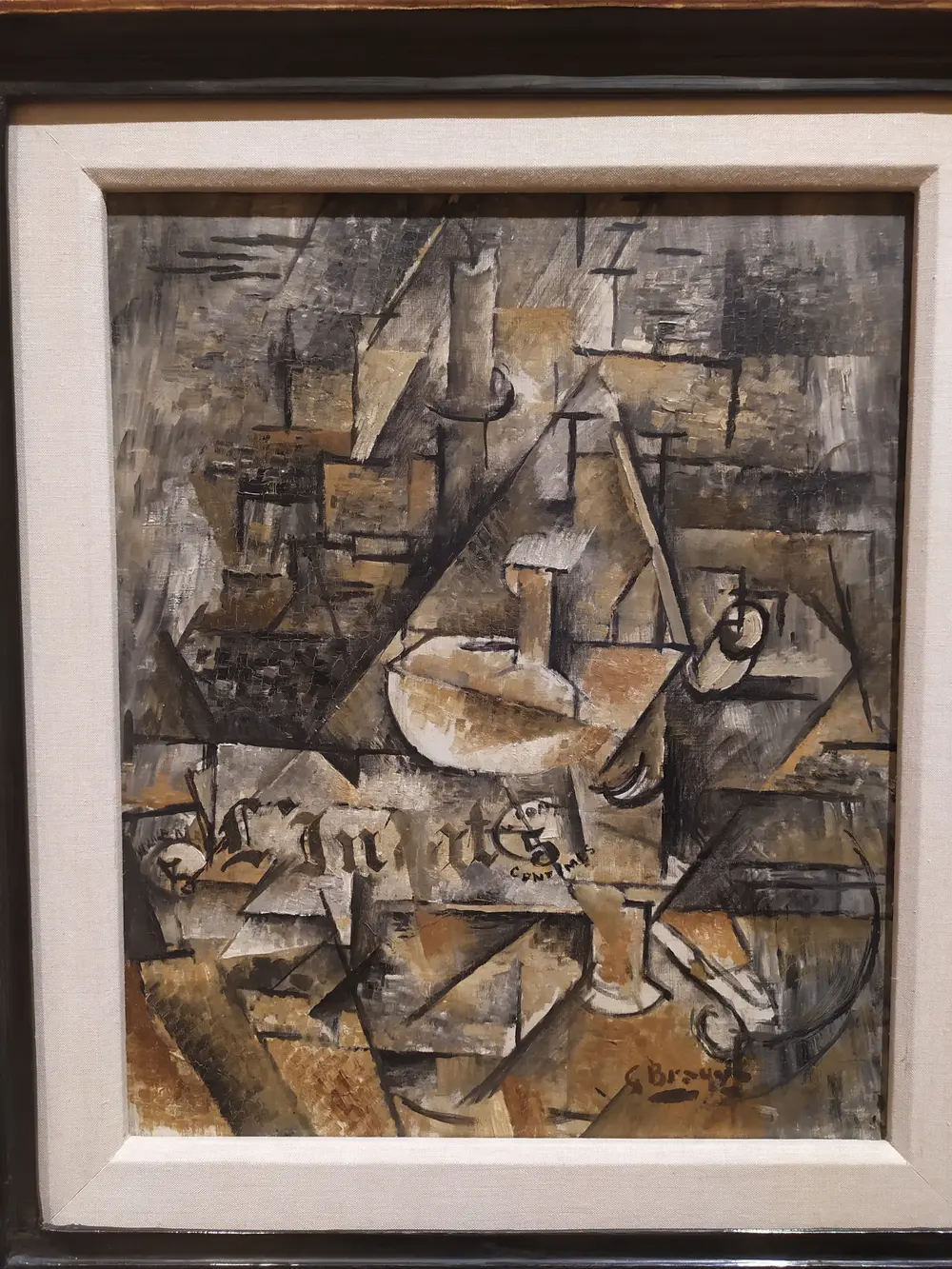 布拉克，《烛台》，1911