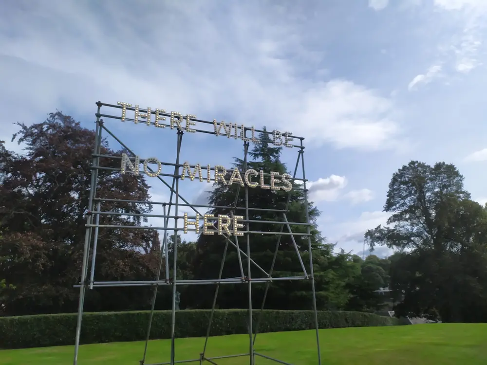 There will be no miracles here
