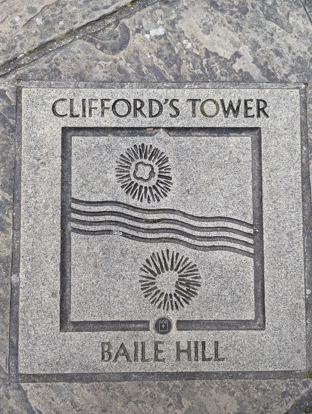 Baile Hill和Clifford’s Tower的刻印