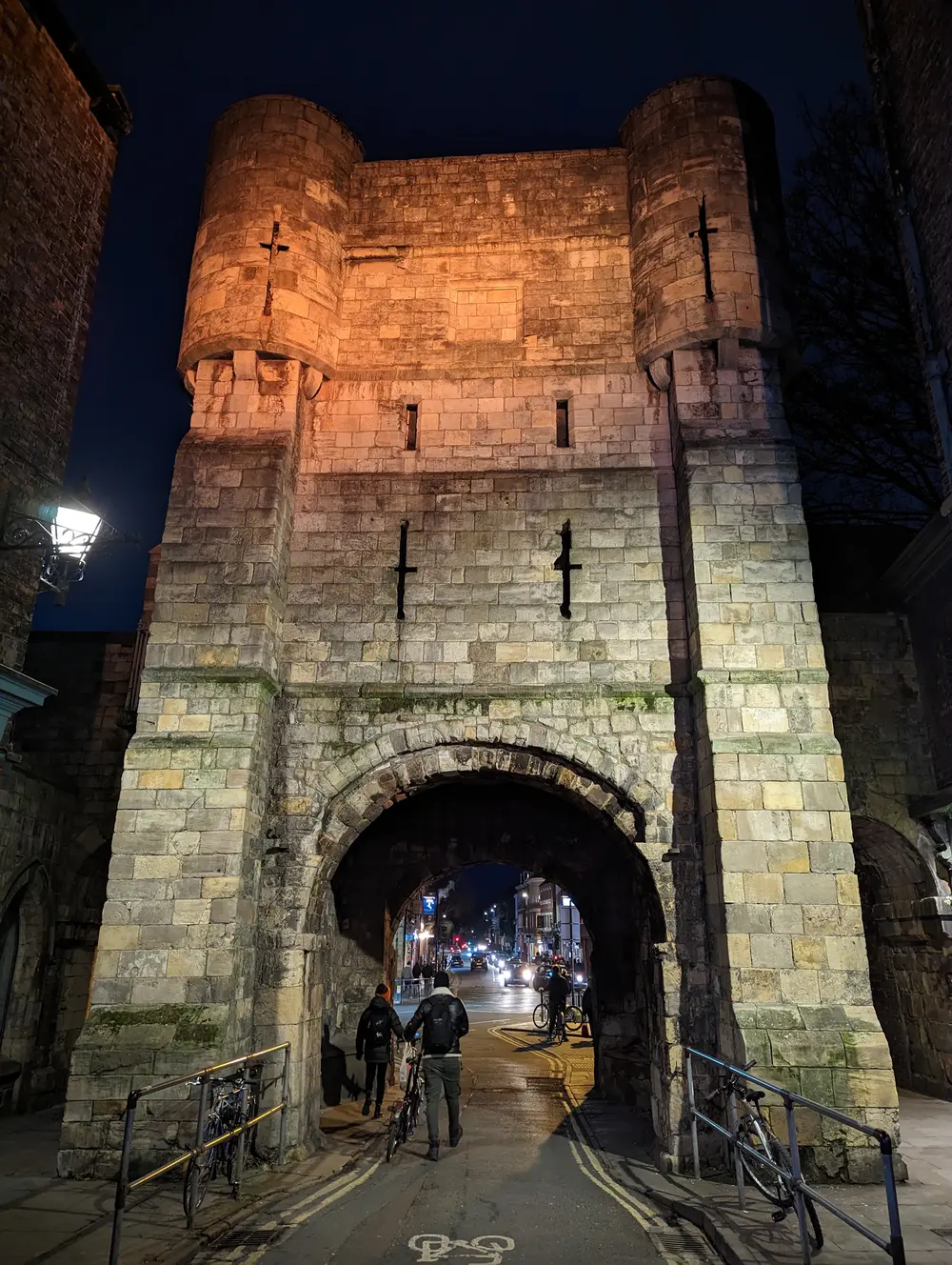 夜晚的Petergate